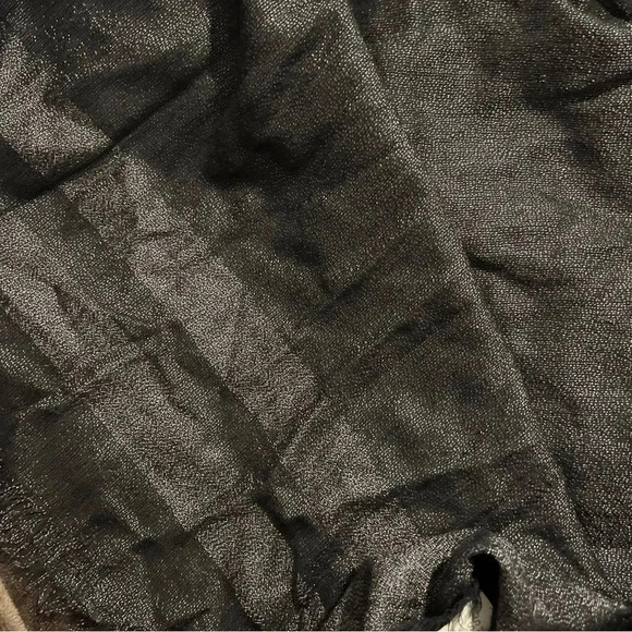 Kinross cashmere scarf lightweight black NWT - Picture 14 of 15